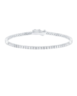 Crislu Brazalete de Tenis Clasico Brillante de Platino 