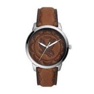 Fossil Neutra Three-Hand Brown Leather Watch
