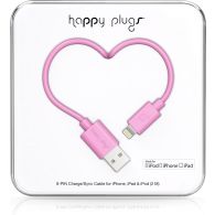 Happy Plugs Lightning to USB Charge/Sync Cable 2.0m - Pink