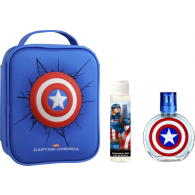 Marvel  Captain America Zip Case EDT 100ml + Shower Gel 75ml